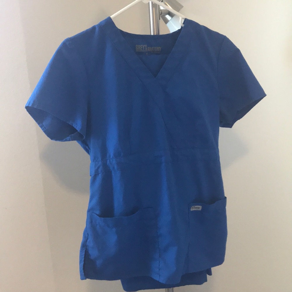 Royal blue scrubs
